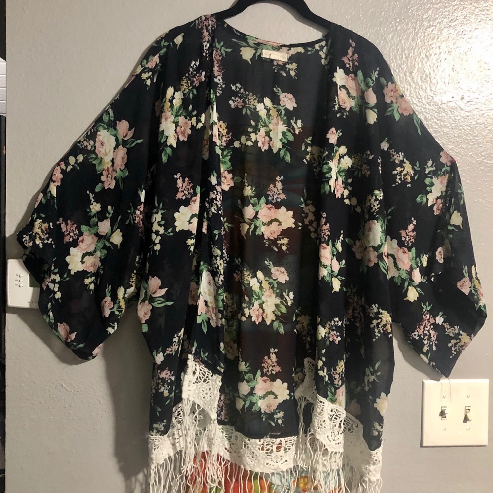 Floral Kimono cover up